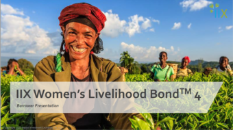 Investment Opportunities – IIX’s Women Livelihood Bond 4