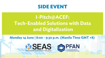 I-Pitch@ACEF: Tech-Enabled Solutions with Data and Digitalization