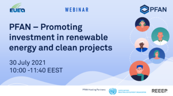 Webinar: PFAN – promoting investment in renewable energy and clean projects