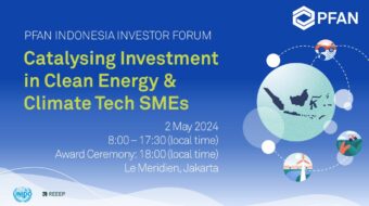 Join PFAN in Jakarta for an interactive session with innovative clean energy and climate start-ups